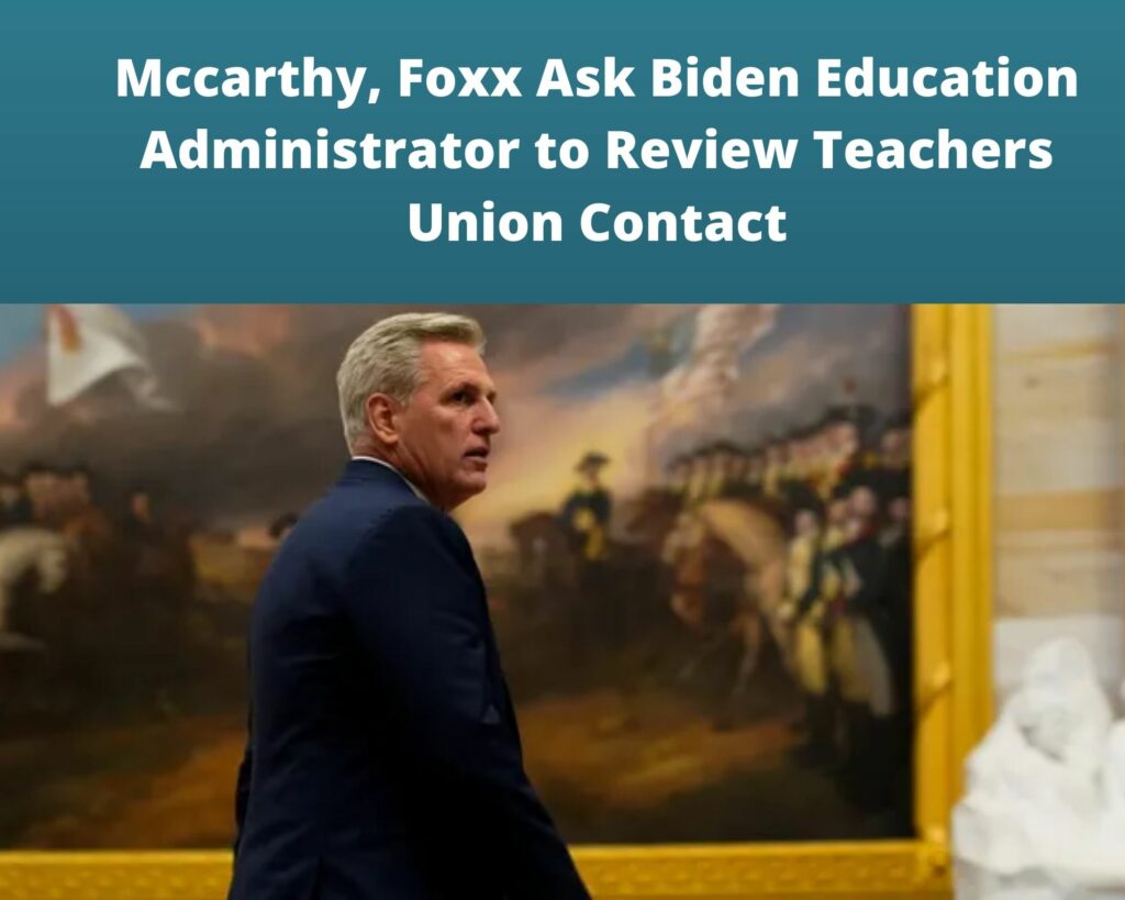 Mccarthy Foxx Ask Biden