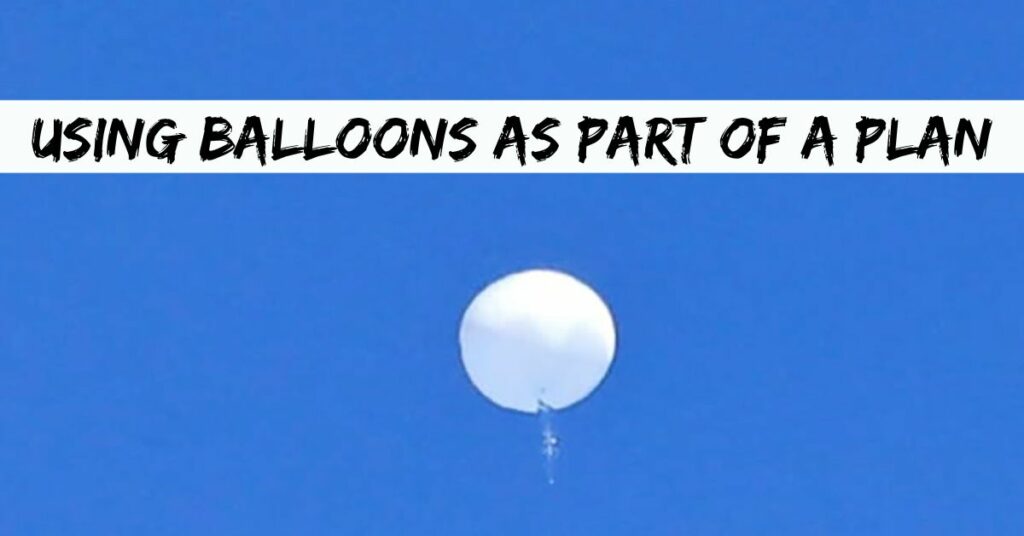 Using Balloons As Part Of A Plan