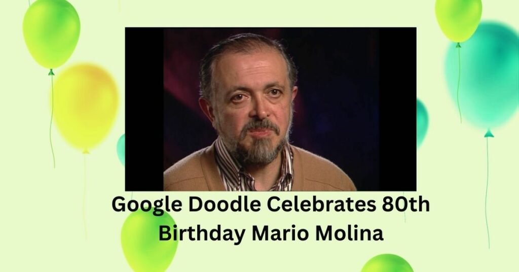 Google Doodle Celebrates 80th Birthday of Mario Molina