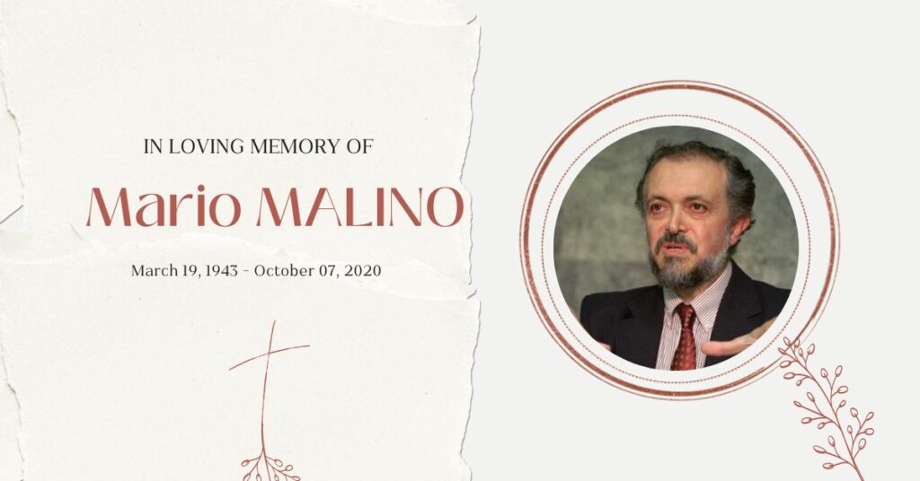 When did Mario Molina Die