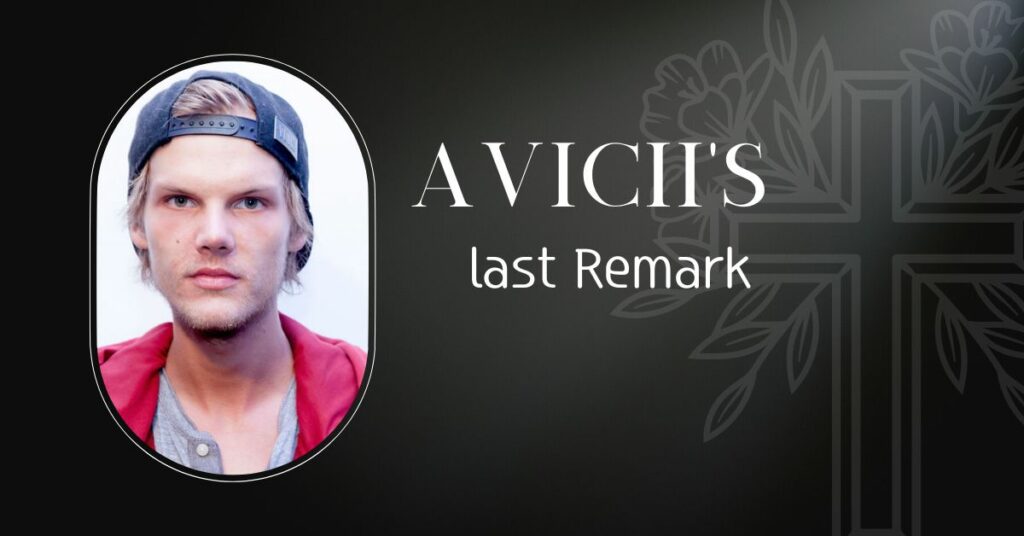 Avicii's Last Remarks