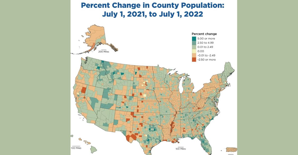 Most Oregon Counties Decreased Population in 2021–2022